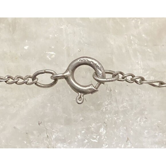 Vintage DBJ Victoria Townsend Cross Pendant 18.5'' Necklace 925 Silver 10g - Picture 7 of 10